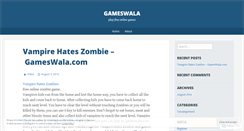 Desktop Screenshot of gameswala.wordpress.com