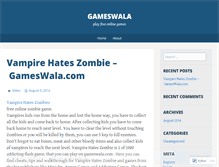 Tablet Screenshot of gameswala.wordpress.com