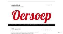 Desktop Screenshot of desoepkiosk.wordpress.com