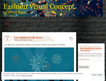 Tablet Screenshot of fashionvisualconcept.wordpress.com