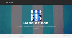 Desktop Screenshot of handofpod.wordpress.com