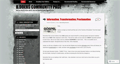 Desktop Screenshot of bedoers.wordpress.com