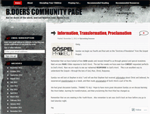 Tablet Screenshot of bedoers.wordpress.com