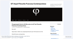 Desktop Screenshot of filosofiafrancesacontemporanea.wordpress.com