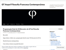 Tablet Screenshot of filosofiafrancesacontemporanea.wordpress.com