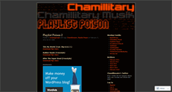 Desktop Screenshot of chamillitarymusik.wordpress.com