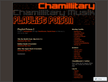 Tablet Screenshot of chamillitarymusik.wordpress.com