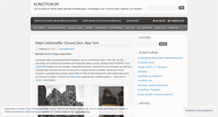 Desktop Screenshot of kunstforum.wordpress.com