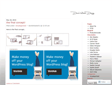 Tablet Screenshot of davidwheelerdesign.wordpress.com