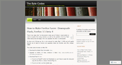 Desktop Screenshot of bytecodex.wordpress.com