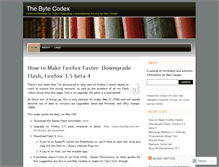 Tablet Screenshot of bytecodex.wordpress.com