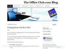 Tablet Screenshot of oclub.wordpress.com