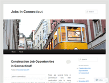 Tablet Screenshot of jobsinconnecticut.wordpress.com