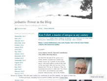 Tablet Screenshot of jesharris.wordpress.com