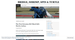 Desktop Screenshot of bridgeshrimpspinturtle.wordpress.com