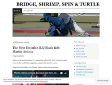 Tablet Screenshot of bridgeshrimpspinturtle.wordpress.com