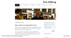 Desktop Screenshot of ericedberg.wordpress.com