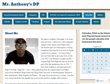 Tablet Screenshot of mranthonydp.wordpress.com