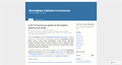 Desktop Screenshot of birminghamforeclosures.wordpress.com
