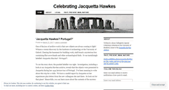 Desktop Screenshot of jacquettahawkes.wordpress.com