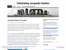 Tablet Screenshot of jacquettahawkes.wordpress.com