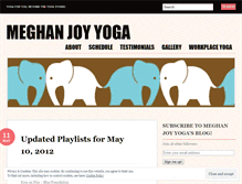 Tablet Screenshot of meghanjoyyoga.wordpress.com