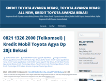 Tablet Screenshot of kredittoyotaavanzabekasi.wordpress.com
