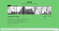 Desktop Screenshot of neighborseffortswest.wordpress.com