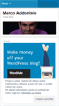 Mobile Screenshot of marcoaddonisio.wordpress.com