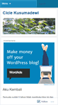 Mobile Screenshot of cicie.wordpress.com
