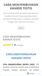Mobile Screenshot of caramenyembuhkankankertestisblog.wordpress.com