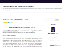 Tablet Screenshot of caramenyembuhkankankertestisblog.wordpress.com