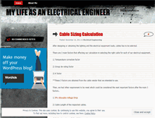 Tablet Screenshot of electeng.wordpress.com