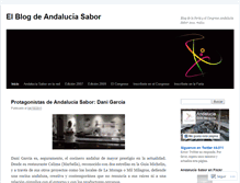 Tablet Screenshot of andaluciasabor.wordpress.com