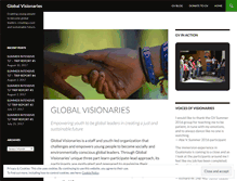 Tablet Screenshot of gvisionaries.wordpress.com