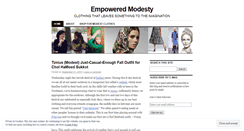 Desktop Screenshot of empoweredmodesty.wordpress.com