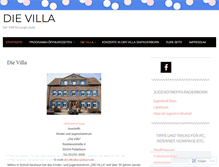 Tablet Screenshot of dievilla.wordpress.com