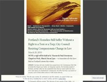 Tablet Screenshot of dignityadvocate.wordpress.com