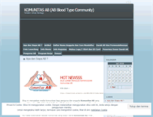 Tablet Screenshot of komunitasab.wordpress.com