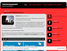 Tablet Screenshot of harmonysquare.wordpress.com