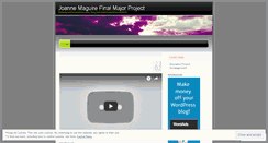 Desktop Screenshot of jmfinalproject.wordpress.com