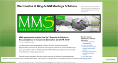 Desktop Screenshot of mediaandmeetingssolutions.wordpress.com