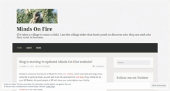 Desktop Screenshot of mindsafire.wordpress.com