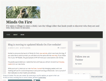 Tablet Screenshot of mindsafire.wordpress.com
