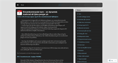 Desktop Screenshot of 22misslyckande.wordpress.com