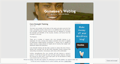 Desktop Screenshot of gomesee.wordpress.com