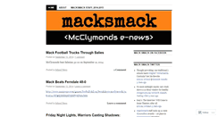 Desktop Screenshot of macksmack.wordpress.com