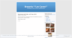 Desktop Screenshot of lescaves.wordpress.com