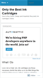 Mobile Screenshot of bestinkcartridges.wordpress.com