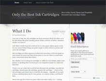 Tablet Screenshot of bestinkcartridges.wordpress.com